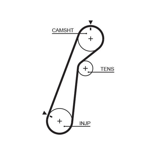 Gates Timing Belt Cambelt 101 Teeth 1478RM
