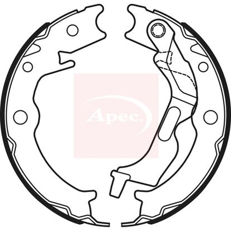 Apec Parking Brake Shoe Set SHU730
