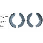 Textar Brake Shoe Set Axle Kit 91047100