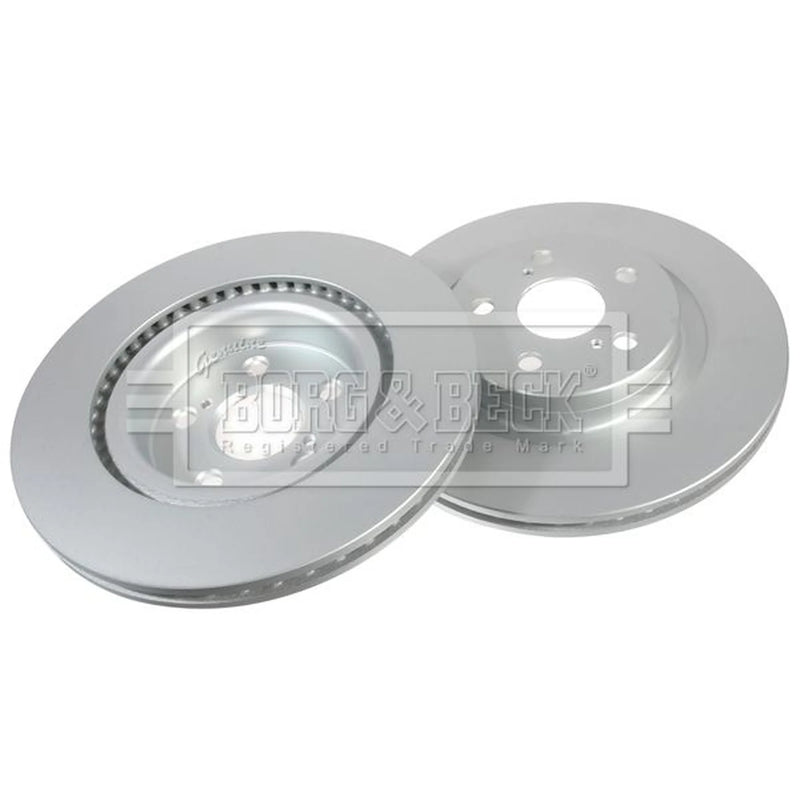 Borg & Beck 2 x Vented Front Brake Discs BBD5650-x2