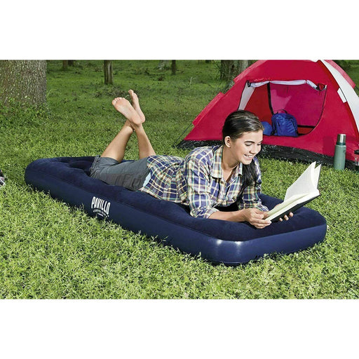 Bestway Inflatable Single Air Bed Premium Quality Flocked Blow Up Mattress - Bestway - Van Life Living