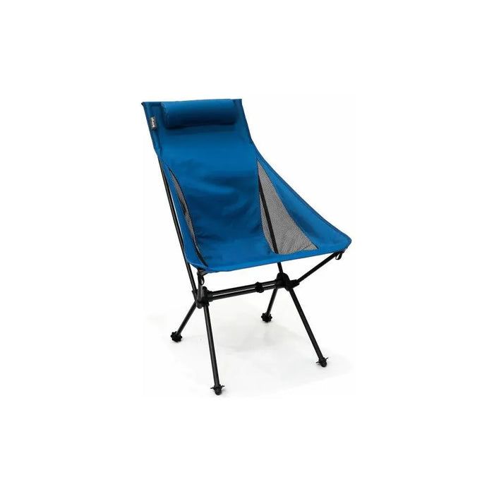 Vango Micro Tall Recline Folding Chair Tall Mykonos Blue - Vango - Van Life Living