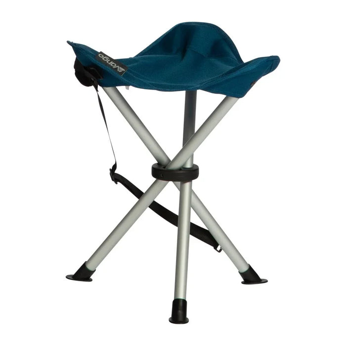 Vango Balmoral Aluminium Stool Std Mykonos Blue Chair - Vango - Van Life Living