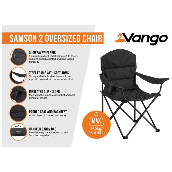 Vango Samson 2 Oversized Chair Std Excalibur Chair - Vango - Van Life Living