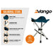 Vango Balmoral Aluminium Stool Std Mykonos Blue Chair - Vango - Van Life Living