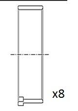 Fai Connecting Rod Bearing BB2051-050