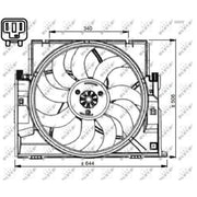 NRF Engine Cooling Fan 47736