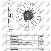 NRF Radiator Fan Clutch 49543