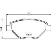 Mintex Front Brake Pad Set MDB2591