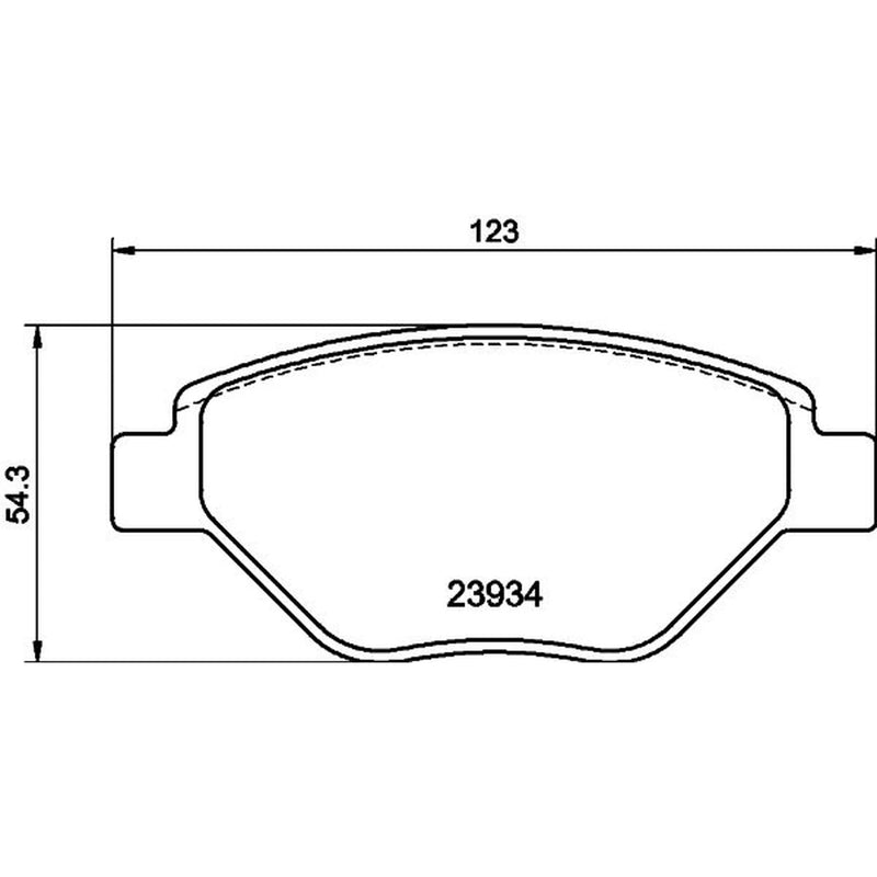 Mintex Front Brake Pad Set MDB2591