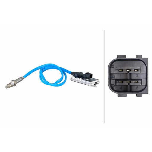 Hella NOx Nitrogen Oxide Sensor Exhaust Pin 6PN 358 186-401