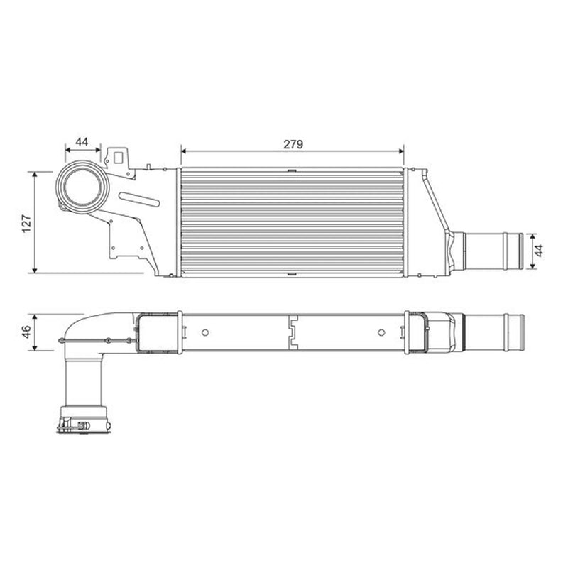 Valeo Intercooler (Charge Air Cooler) 818809