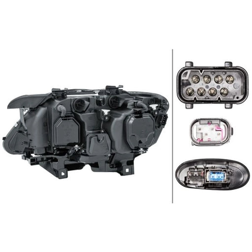Hella Headlight Headlamp D1S/H7 Right 1EL 009 043-421