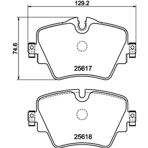 DON Front Brake Pad Set PCP1992