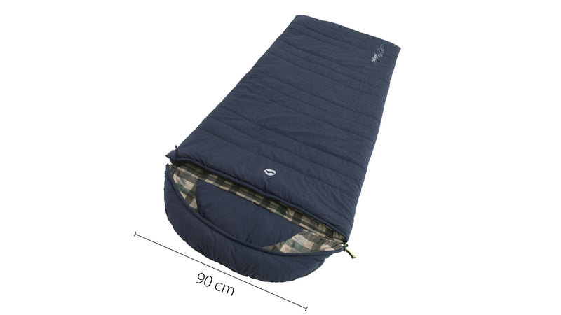 Outwell Camper Lux Deep Blue Single Sleeping Bag - Outwell - Van Life Living
