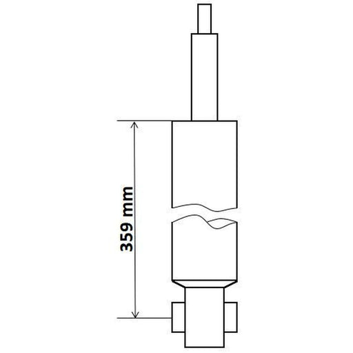 KYB Shock Absorber Damper Strut Rear 349137