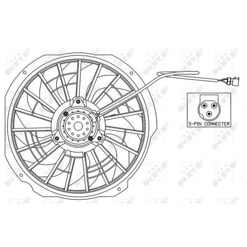 NRF Engine Cooling Fan 47025