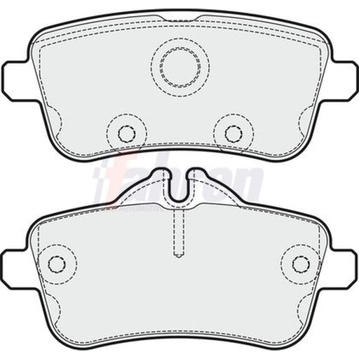 Fahren Rear Brake Pad Set fits Mercedes-Benz A-Class 2013-2018 176.052