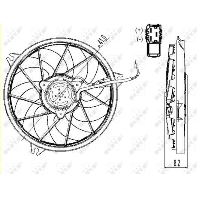 NRF Engine Cooling Fan 47324