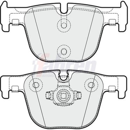 Fahren Rear Brake Pad Set fits BMW 3 2011-2019