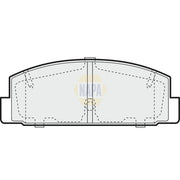 NAPA Rear Brake Pad Set NBP1278