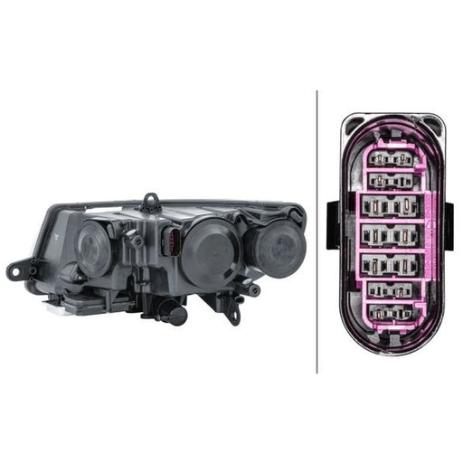 Hella Headlight Headlamp D1S (gas discharge tube) Right 1ZS 247 047-341