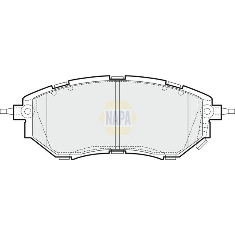 NAPA Front Brake Pad Set NBP1744