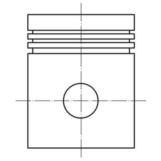 Mahle Piston Cylinder Bore = 89mm 081 93 02