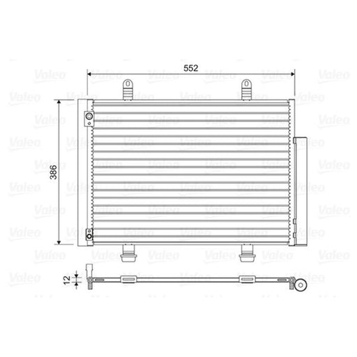 Valeo Air Conditioning Condenser 814418