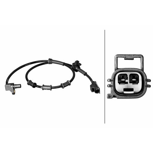 Hella ABS Wheel Speed Sensor Front 6PU 358 218-911