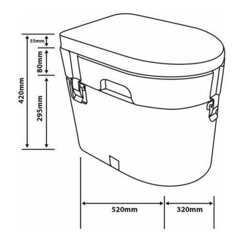 Blue Diamond Nature Calls Eco Composting Toilet - Blue Diamond - Van Life Living