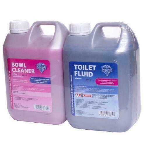 Blue Diamond Twin Pack 2 Litre Chemical Toilet Fluid - Blue Diamond - Van Life Living