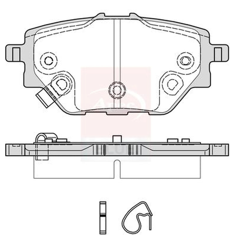 Apec Rear Brake Pad Set PD3983
