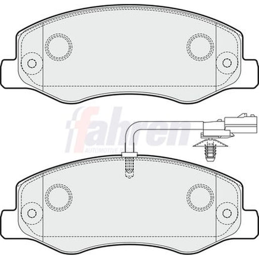 Fahren Rear Brake Pad Set fits Nissan Interstar 2021-2024