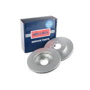 Borg & Beck 2 x Vented Front Brake Discs BBD4120-x2