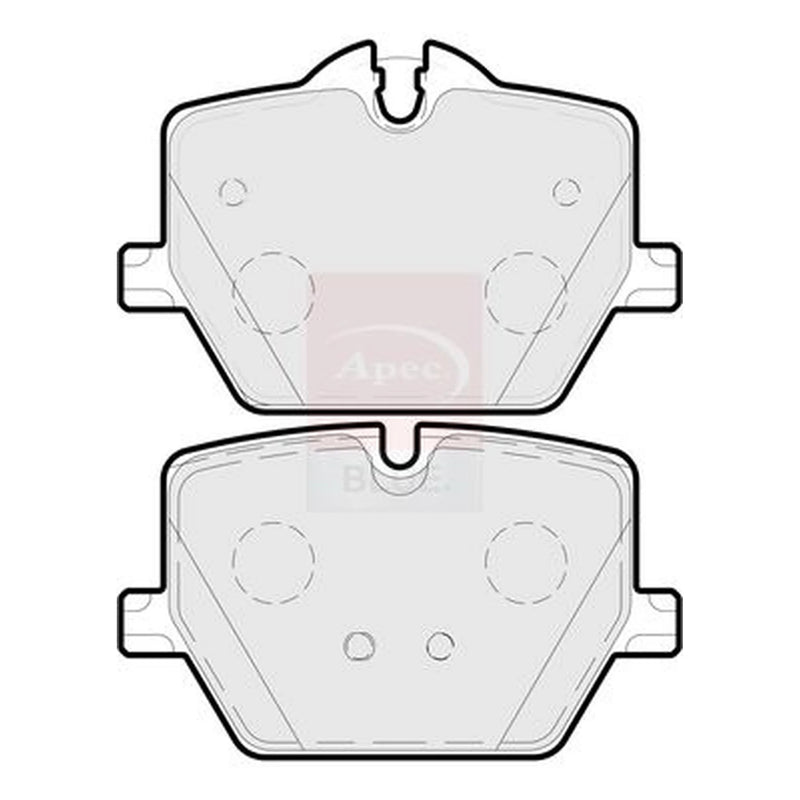 Apec Rear Brake Pad Set PD3931