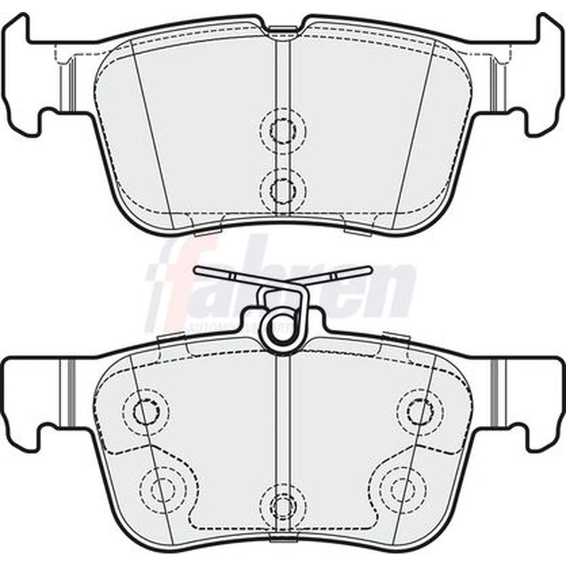 Fahren Rear Brake Pad Set fits Ford Focus IV 2020-2025 1.0