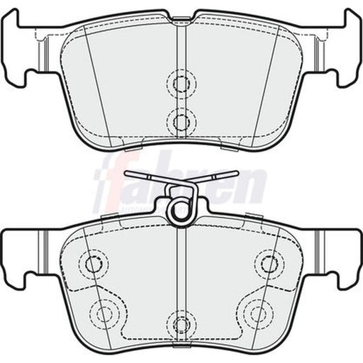 Fahren Rear Brake Pad Set FBP3739
