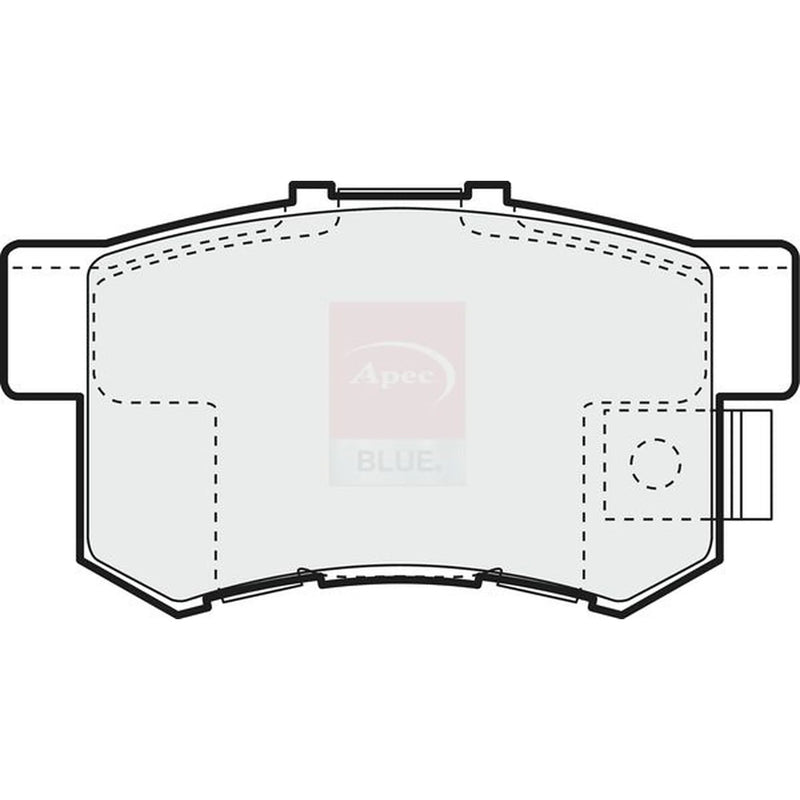 Apec Rear Brake Pad Set PD3170