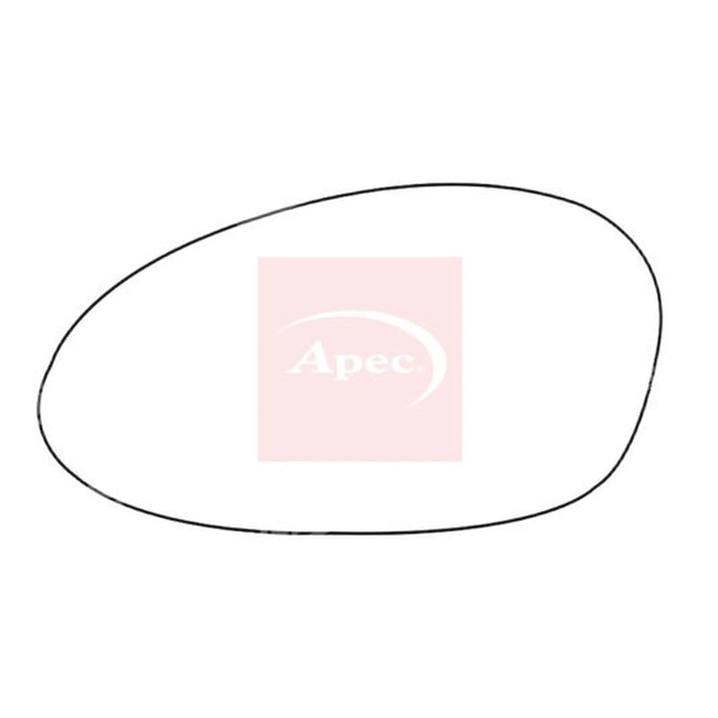 Apec Exterior Wing Mirror Glass Left AMS2102A