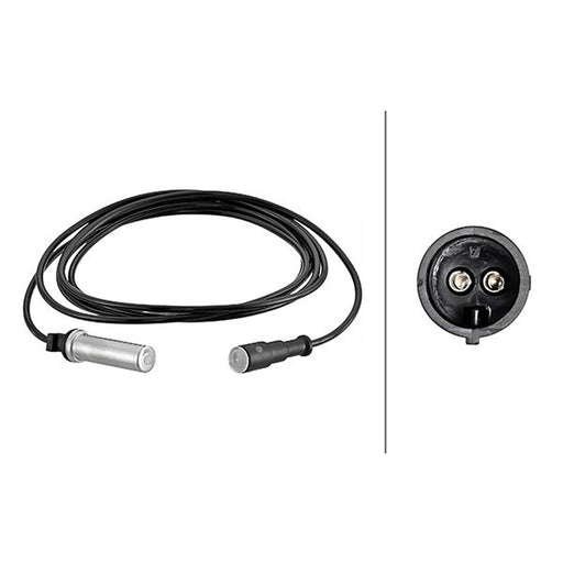 Hella ABS Wheel Speed Sensor Rear Right 6PU 230 048-281
