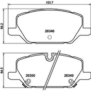 Mintex Front Brake Pad Set MDB4376
