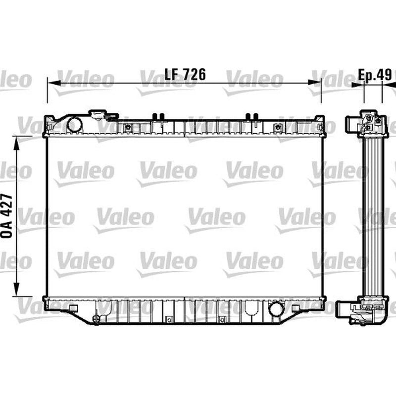 Valeo Engine Radiator 732415