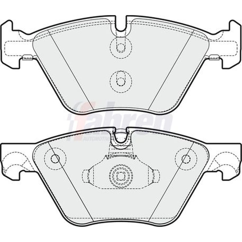 Fahren Front & Rear Pads fits BMW 5 2009-2017