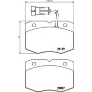 Mintex Front Brake Pad Set MDB2049
