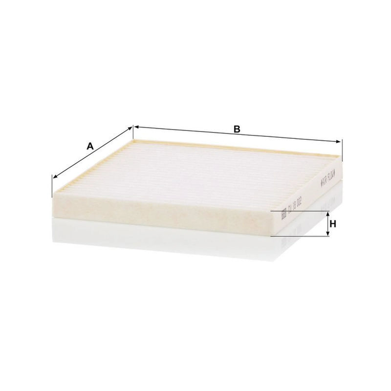 MANN-FILTER Cabin Air Filter (Pollen Filter) behind the CU 18 002
