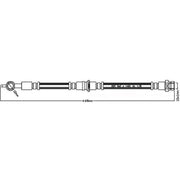 Juratek Brake Hydraulic Hose Line Right JBH1032