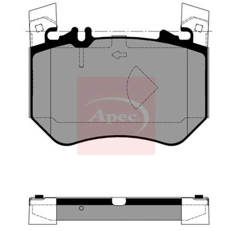 Apec Front Brake Pad Set PAD2455