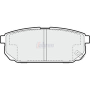 Fahren Rear Brake Pad Set fits Kia Sorento I 2002-2011 2.4 2.5 3.3 3.5