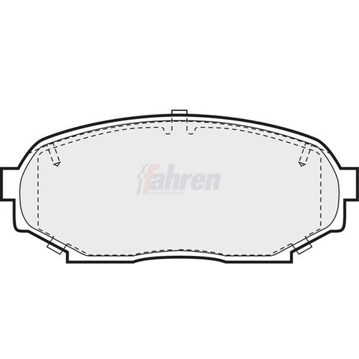 Fahren Front Brake Pad Set FBP3439